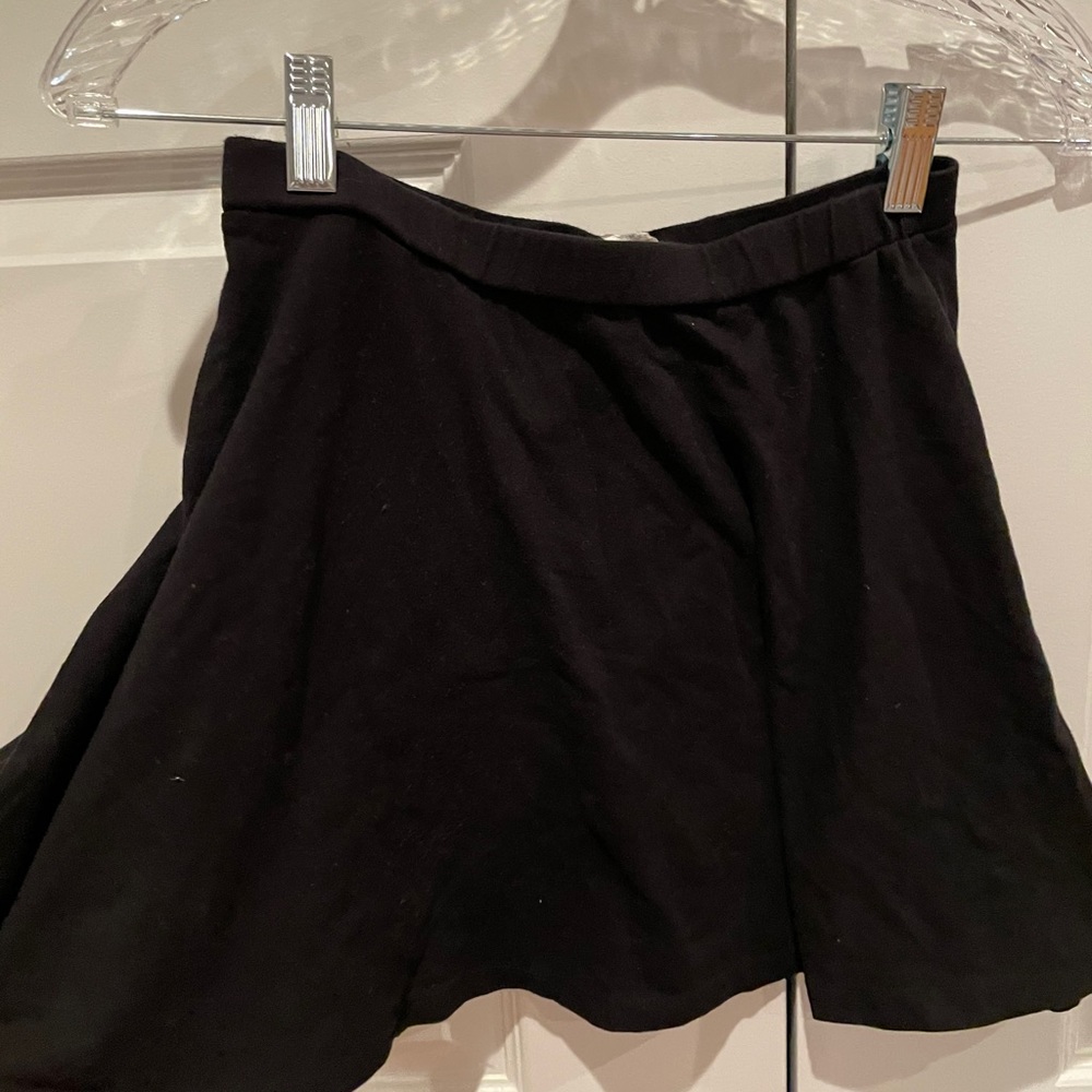 Black A line skirt